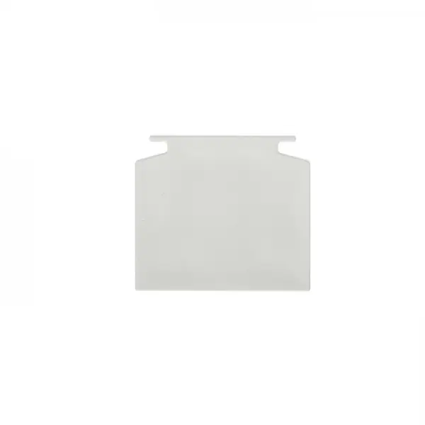EUTRAC end cap for 3-circuit track white