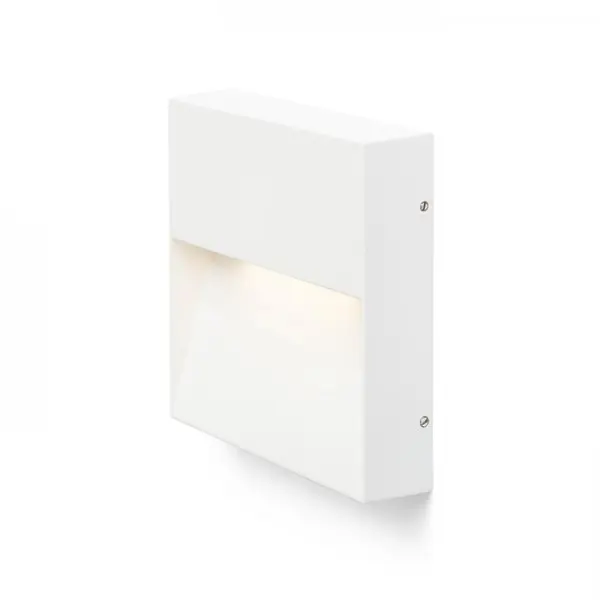 AQILA SQ wall white  230V LED 6W IP54  3000K